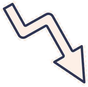 Chart trending downwards