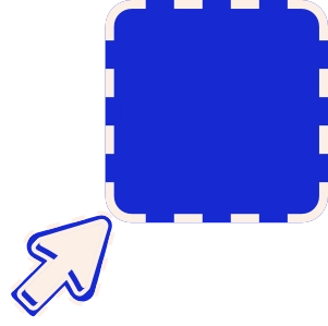 Framed design with mouse cursor