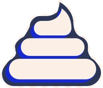 Illustration of a poo, representing bad website builders